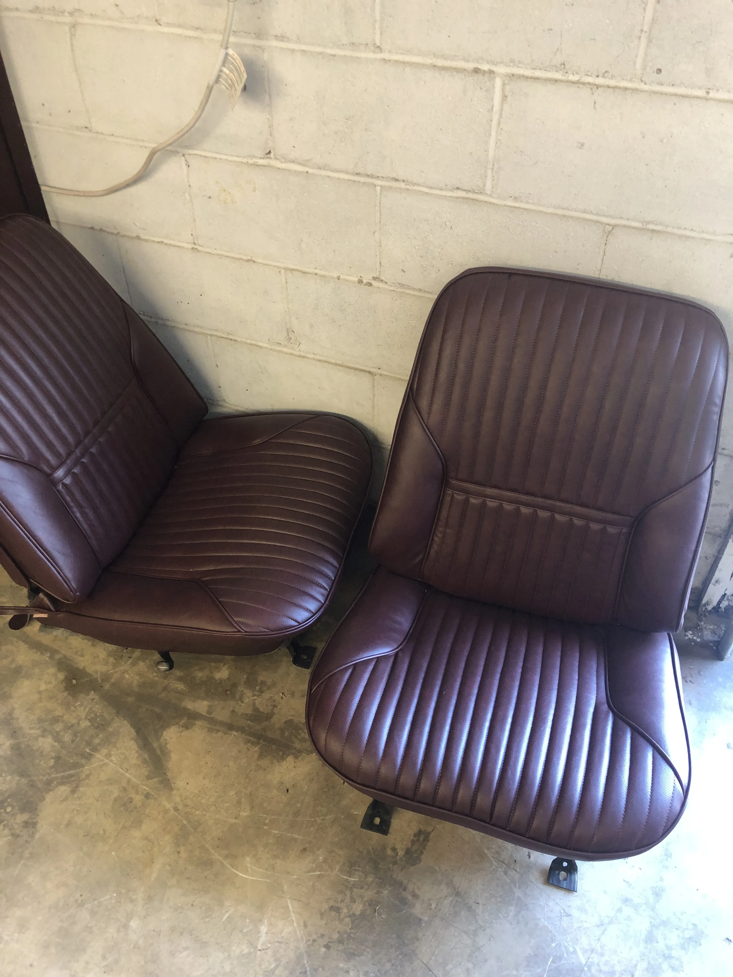 Bucket seats after