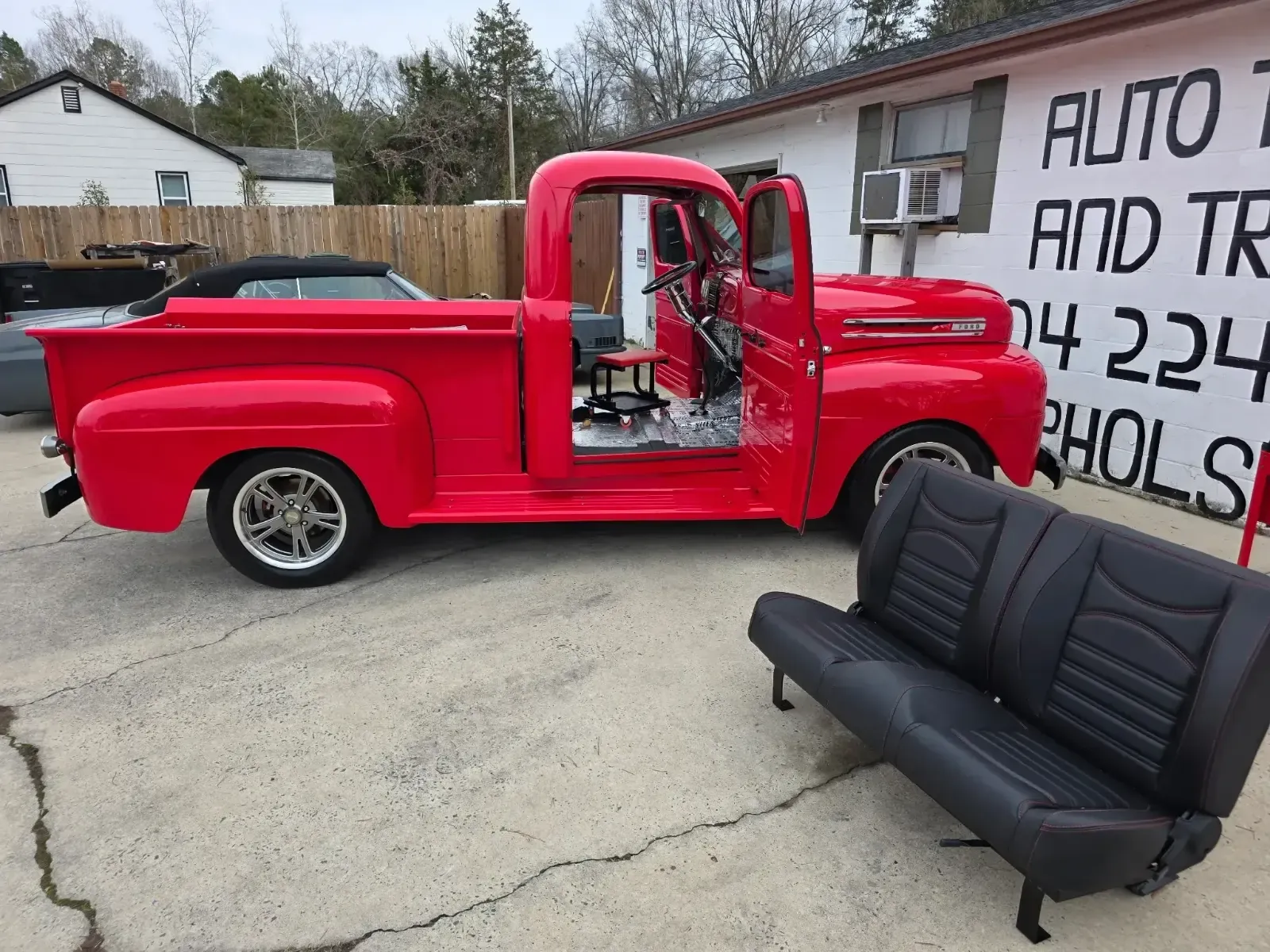 Upholstery work by Auto Tops and Trim in Monroe, NC