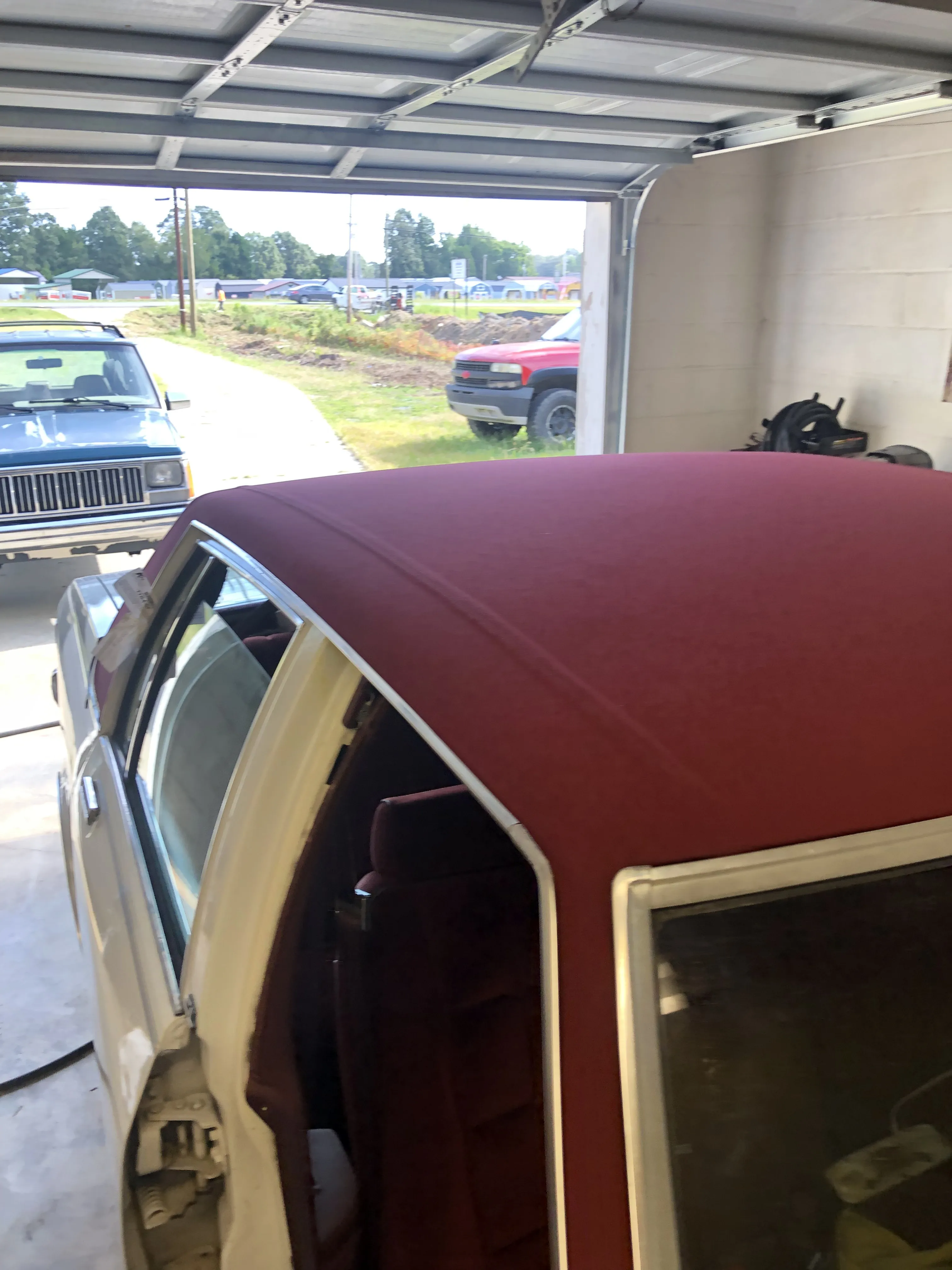 Vinyl top after